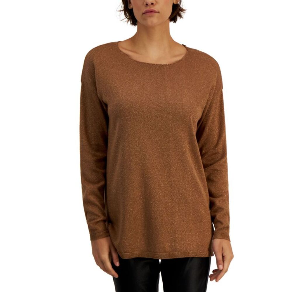 INC International Concepts International Concepts Womens Step Hem Long Sleeve